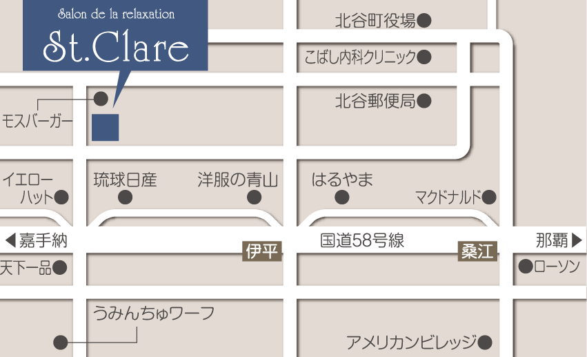 St.クレアMAP